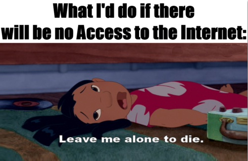 Okay, I'm not suggesting we do away with the internet.. but please, read on....