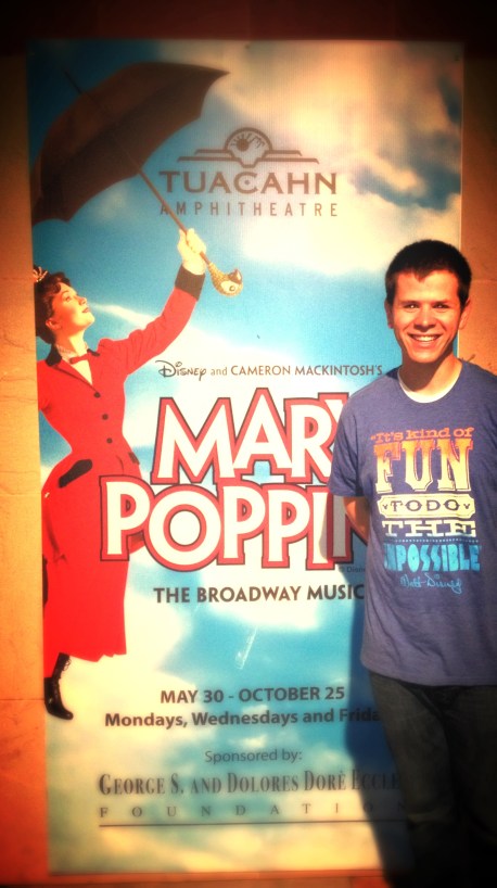 This was taken moments after the show had finished. I'm glowing with that "dream just came true" glow, I suppose.