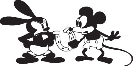 I'd like to add, I'm overjoyed Oswald made his way home to the Disney fold. The old Oswald the Lucky Rabbit shorts are quite entertaining, and hope to see more of him in the future!